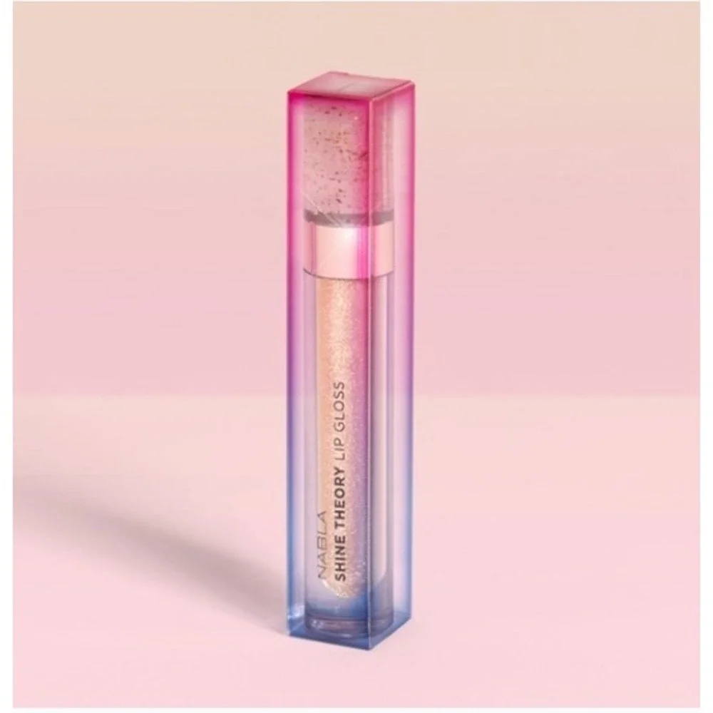 Nabla Shine Theory Lip Gloss Renaissance Shimmer Gold Nude 3ml‎ Vegan New in Box